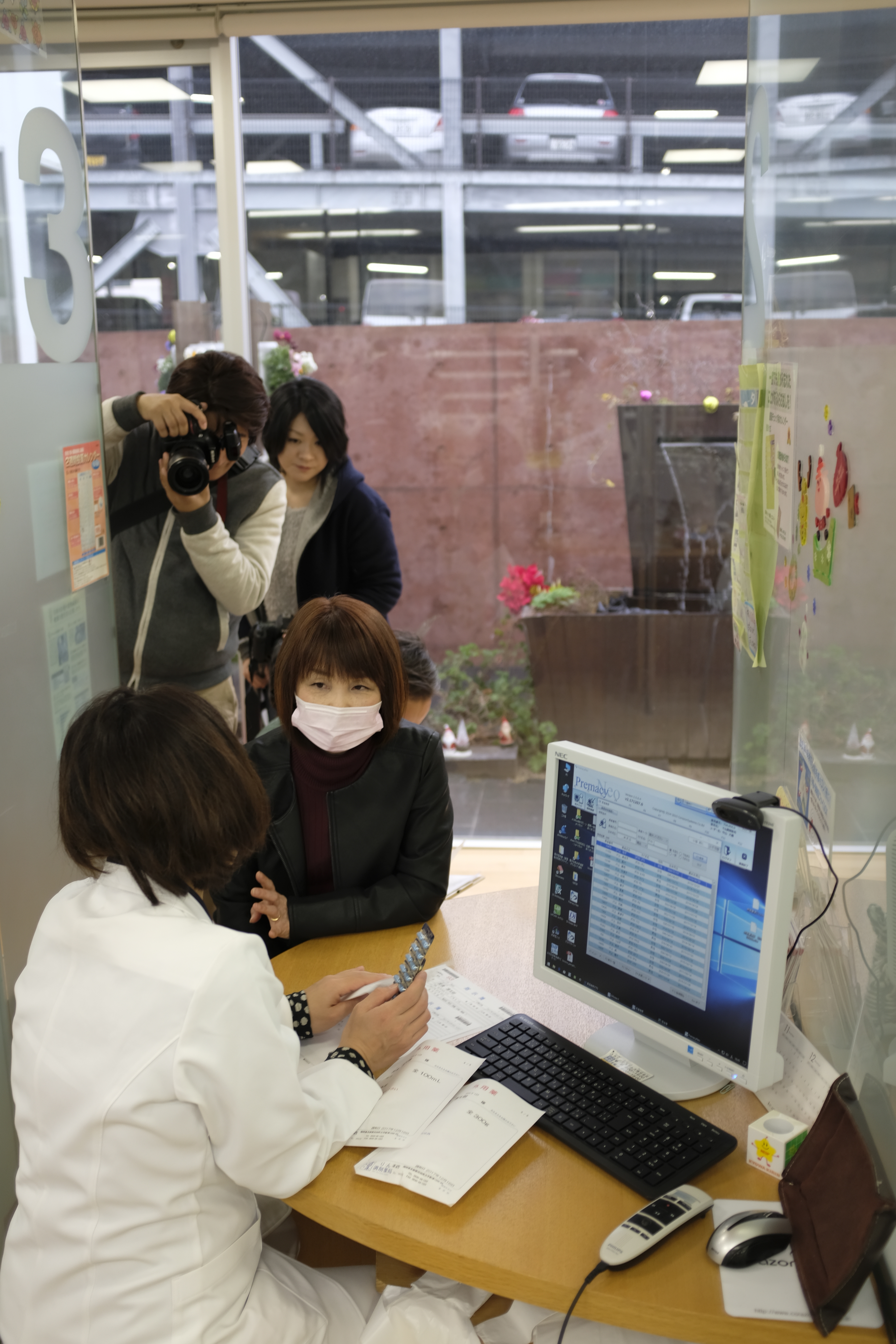 ホームページ用動画撮影　メイキングの様子